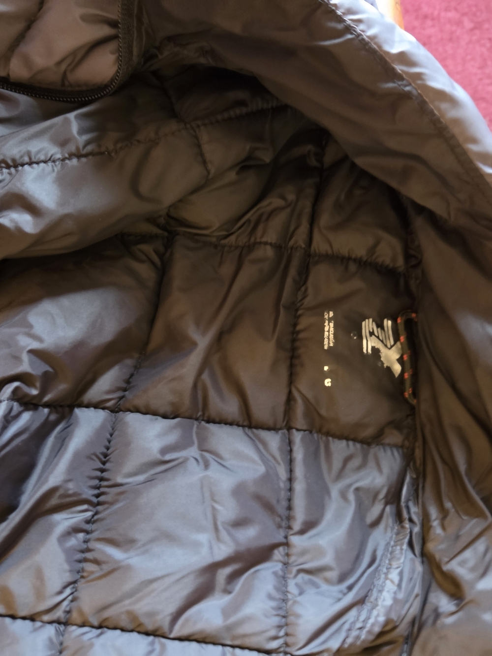 Women's Lightweight Quilted Puffer Jacket - Dk. Gray